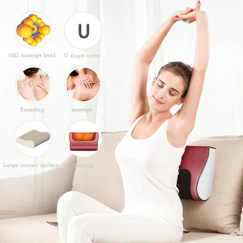 ᴀʟ ᴛᴀɪʙᴀ™ Red Pillow Massager – جهاز تدليك الوسادة الحمراء
