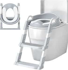 ᴀʟ ᴛᴀɪʙᴀ™ Kid's Ladder Toilet Trainer – مدرب المرحاض للأطفال مع سلم