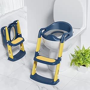ᴀʟ ᴛᴀɪʙᴀ™ Kid's Ladder Toilet Trainer – مدرب المرحاض للأطفال مع سلم