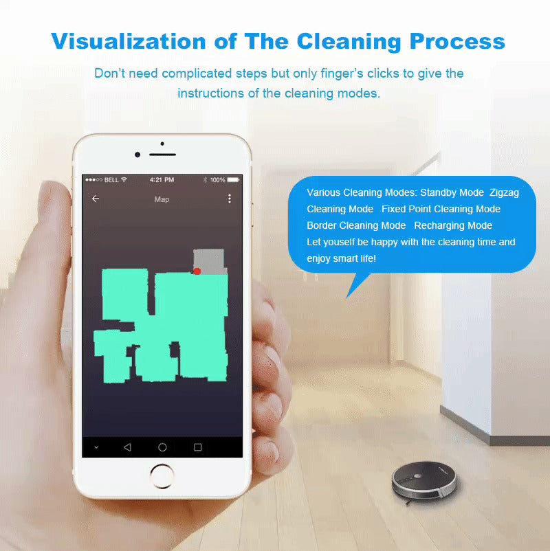 ᴀʟ ᴛᴀɪʙᴀ™Smart Robotic Vacuum Cleaner | المكنسة الذكية الروبوتية