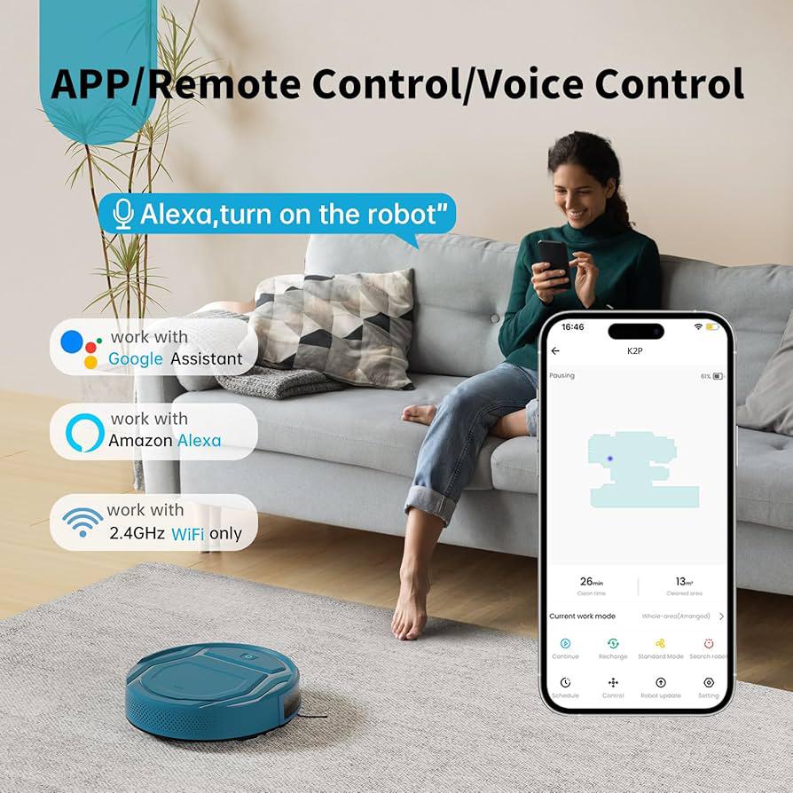 ᴀʟ ᴛᴀɪʙᴀ™Smart Robotic Vacuum Cleaner | المكنسة الذكية الروبوتية