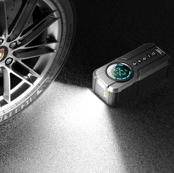 ᴀʟ ᴛᴀɪʙᴀ™Jump Starter With Air Pump  جهاز تشغيل البطارية مع منفاخ هواء